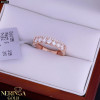 Rose gold women's ring #65370