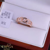 Rose gold women's ring #65403
