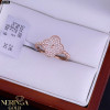 Rose gold women's ring #65358