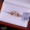 Rose gold women's ring #65351