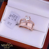 Rose gold women's ring #65281