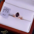 Rose gold women's ring #65335