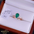 Rose gold women's ring #65290