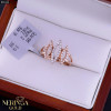 Rose gold women's ring #65314