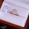 Rose gold women's ring #65320