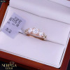 Rose gold women's ring #65347