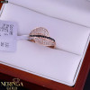 Rose gold women's ring #65398