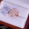 Rose gold women's ring #65387