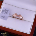 Rose gold women's ring #65330
