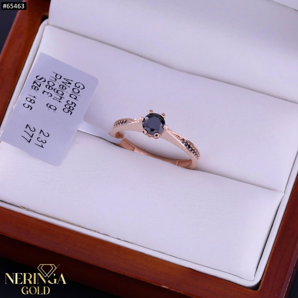 Rose gold women's ring #65463