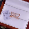 Rose gold women's ring #65533