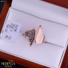 Rose gold women's ring #65517