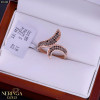 Rose gold women's ring #65488