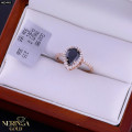 Rose gold women's ring #65449