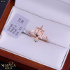 Rose gold women's ring #65521