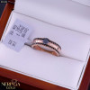 Rose gold women's ring #65493