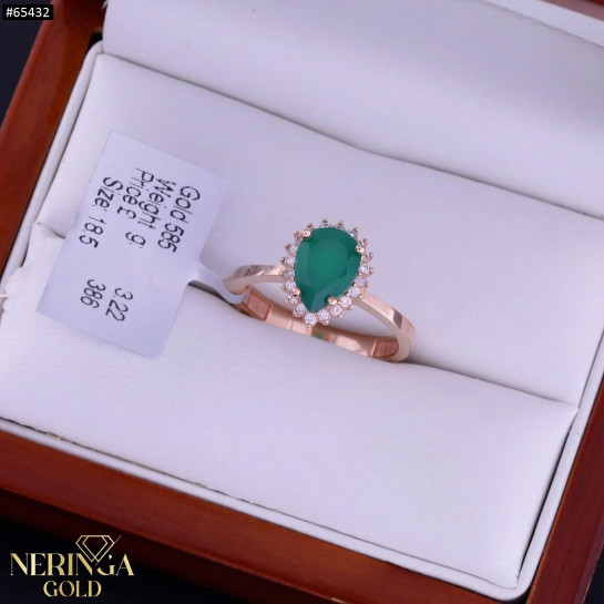 Rose gold women's ring #65432