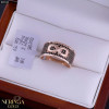 Rose gold women's ring #65523