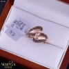 Rose gold women's ring #65459