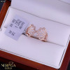 Rose gold women's ring #65492