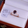Rose gold women's ring #65469