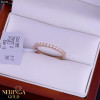 Rose gold women's ring #65546
