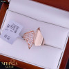 Rose gold women's ring #65560