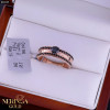 Rose gold women's ring #65555