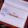 Rose gold women's ring #65565