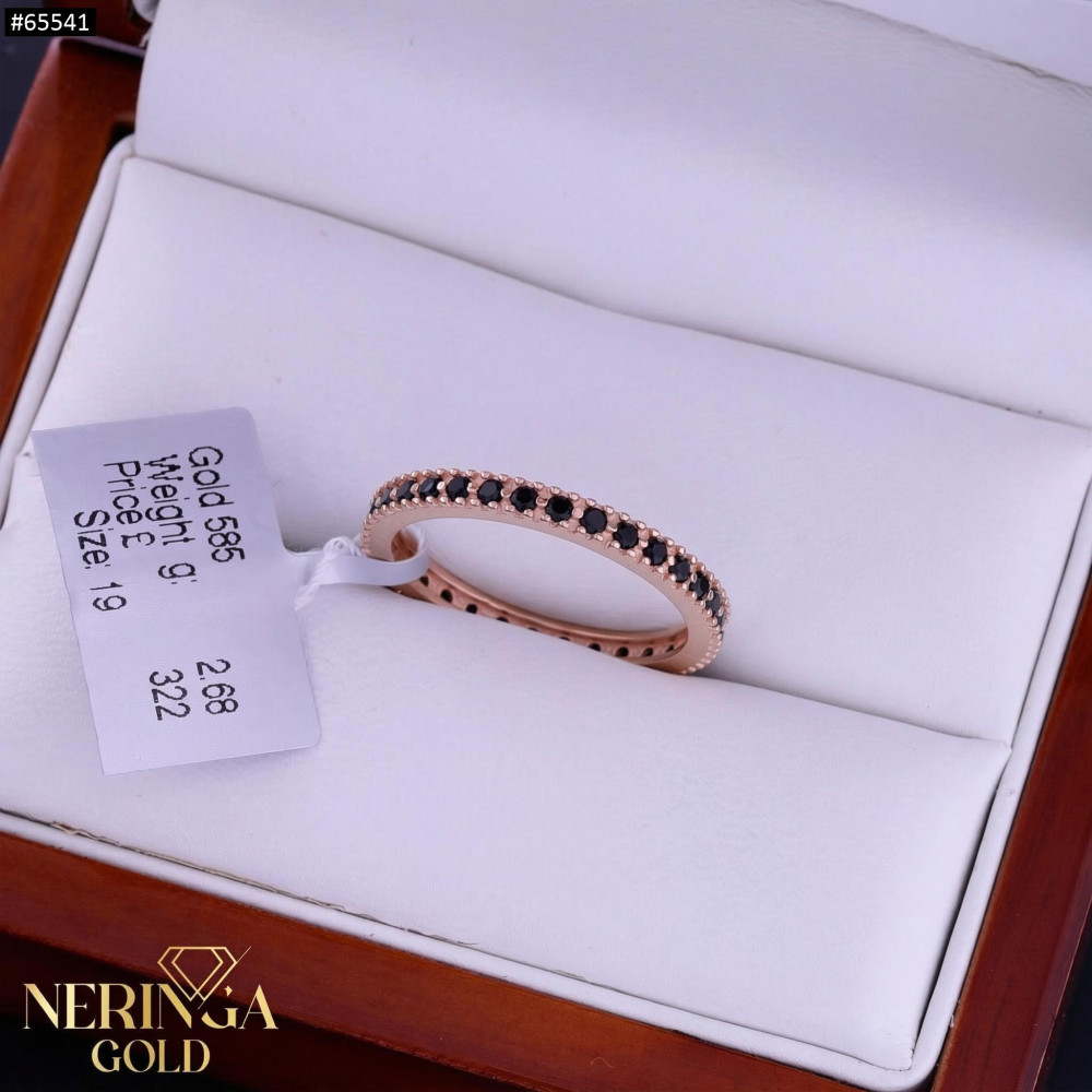 Rose gold women's ring #65541