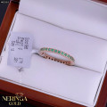 Rose gold women's ring #65563