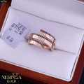 Rose gold women's ring #65586