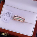 Rose gold women's ring #65591