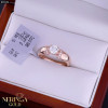 Rose gold women's ring #65556