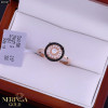 Rose gold women's ring #65597