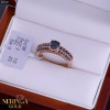 Rose gold women's ring #65557