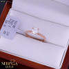 Rose gold women's ring #65547