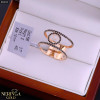 Rose gold women's ring #60020