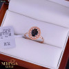Rose gold women's ring #65551