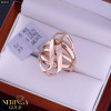 Rose gold women's ring #65612