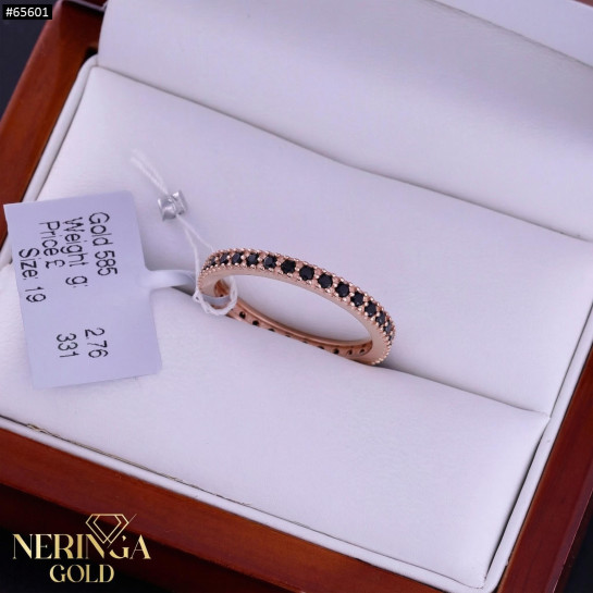 Rose gold women's ring #65601