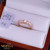 Rose gold women's ring #65599