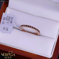 Rose gold women's ring #65660
