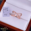 Rose gold women's ring #65683
