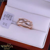 Rose gold women's ring #65654