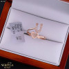 Rose gold women's ring #67422