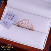Rose gold women's ring #65665