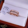 Rose gold women's ring #65676