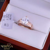 Rose gold women's ring #65650