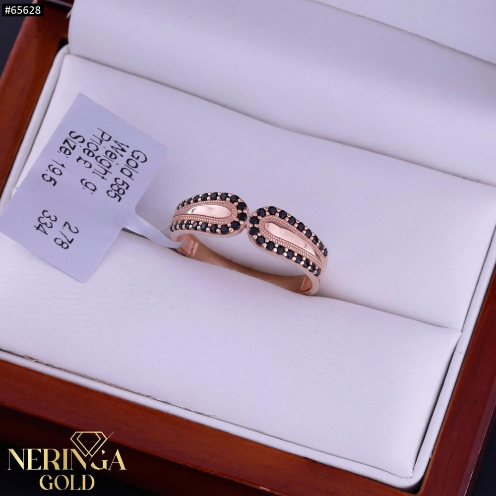 Rose gold women's ring #65628